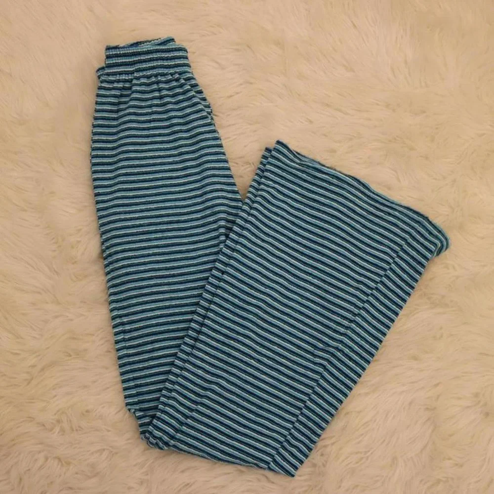 Frankie's Bikinis flared striped beach pants - Picture 3 of 4